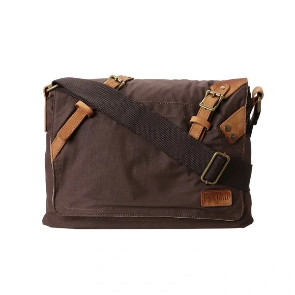 Bed Stu Declan Waxed Canvas Messenger Bag - Picture 1 of 13